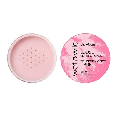 Wet n Wild Photo Focus Loose Setting Powder - Soft Pink - 0.7oz: Shine Control, For Face and Skin, Oily and Combination Skin