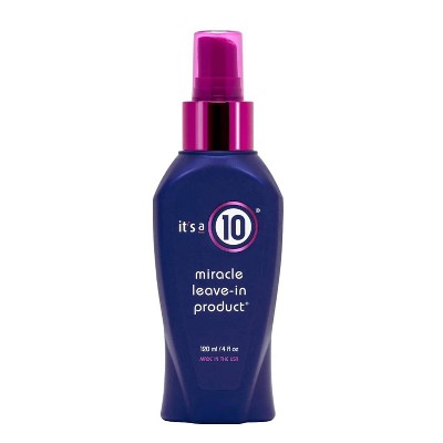 It's a 10 Hair Care Miracle Leave-in Conditioner Product - 4 fl oz: Sulfate-Free Spray with Vitamin C and Fresh Scent