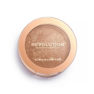 Makeup Revolution Reloaded Bronzer - Long Weekend - 0.53oz: Contouring Pressed Powder, Buildable Coverage