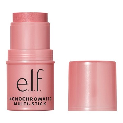 e.l.f. Monochromatic Multi Stick - Dazzling Peony - 0.155oz: Shine Enhancing, Eyes, Face, Lips, Paraben-Free