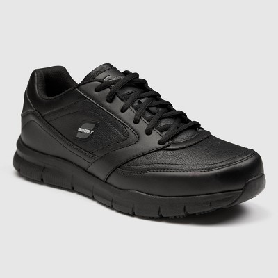 S Sport By Skechers Men's Brise Slip Resistant Sneakers - Black 13: Lace Up, Cushioned Insole, Non Skid Tread
