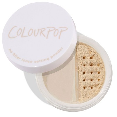 ColourPop No Filter Setting Powder - Translucent - 0.3oz: Matte, Vegan, Loose Powder, Recommended for Normal & Oily Skin