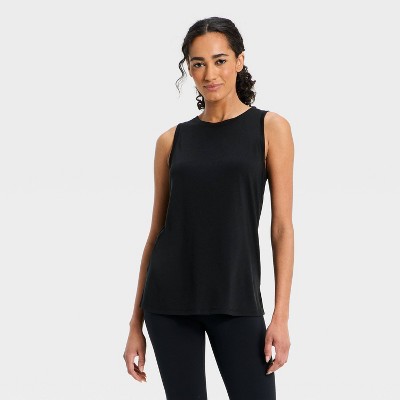 Women's Beyond Ease Twist Racerback Tank Top - All In Motion™ Black M