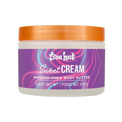 Tree Hut Sweet Cream Whipped Body Butter Vanilla, Honey, Almond & Coconut - 8.4oz: Moisturizing, Softening, Paraben-Free, Sulfate-Free