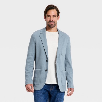 Men's Comfort Wear Knit Blazer - Goodfellow & Co™ Blue XL