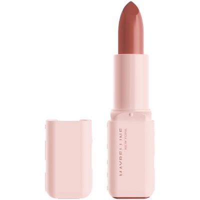 Maybelline Serum Lipstick: Moisturizing Satin Finish with Hyaluronic Acid, 101 Upstate - Enhances Shine, 0.12oz